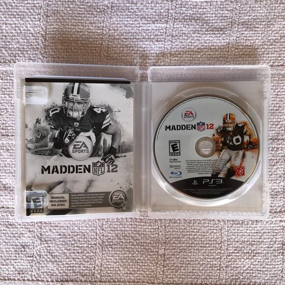 Madden NFL 12 PS3 PlayStation 3 Complete CIB EA Sports E for Everyone - Picture 2 of 4